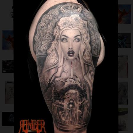 Rember, Dark Age Tattoo Studio - Gothic Queen